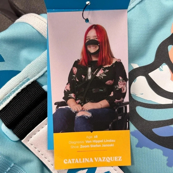 Catalina NIKE Freestyle Backpack 26L Unisex Light Blue Butterfly Back to School - Picture 14 of 16